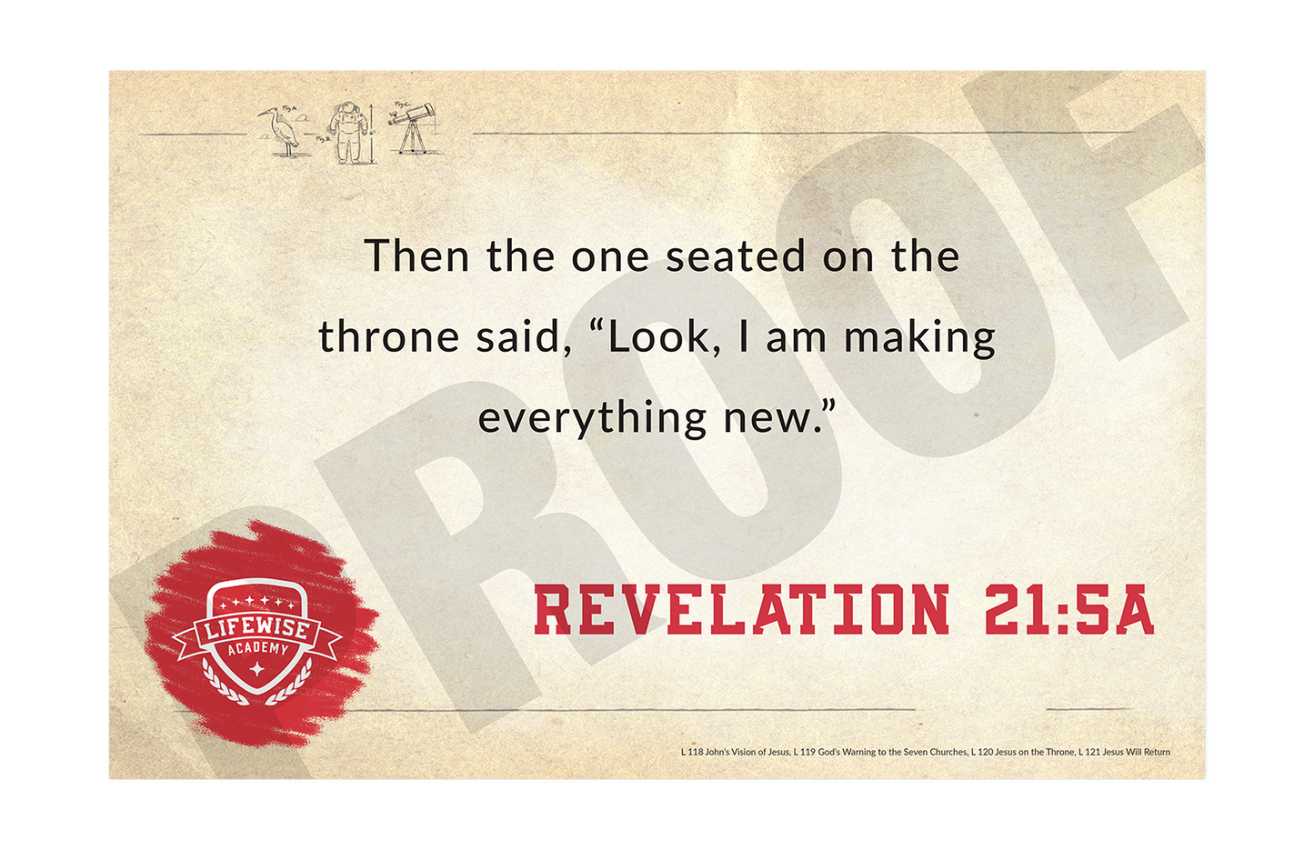 LWL 118-121 - Key Verse Laminated Posters