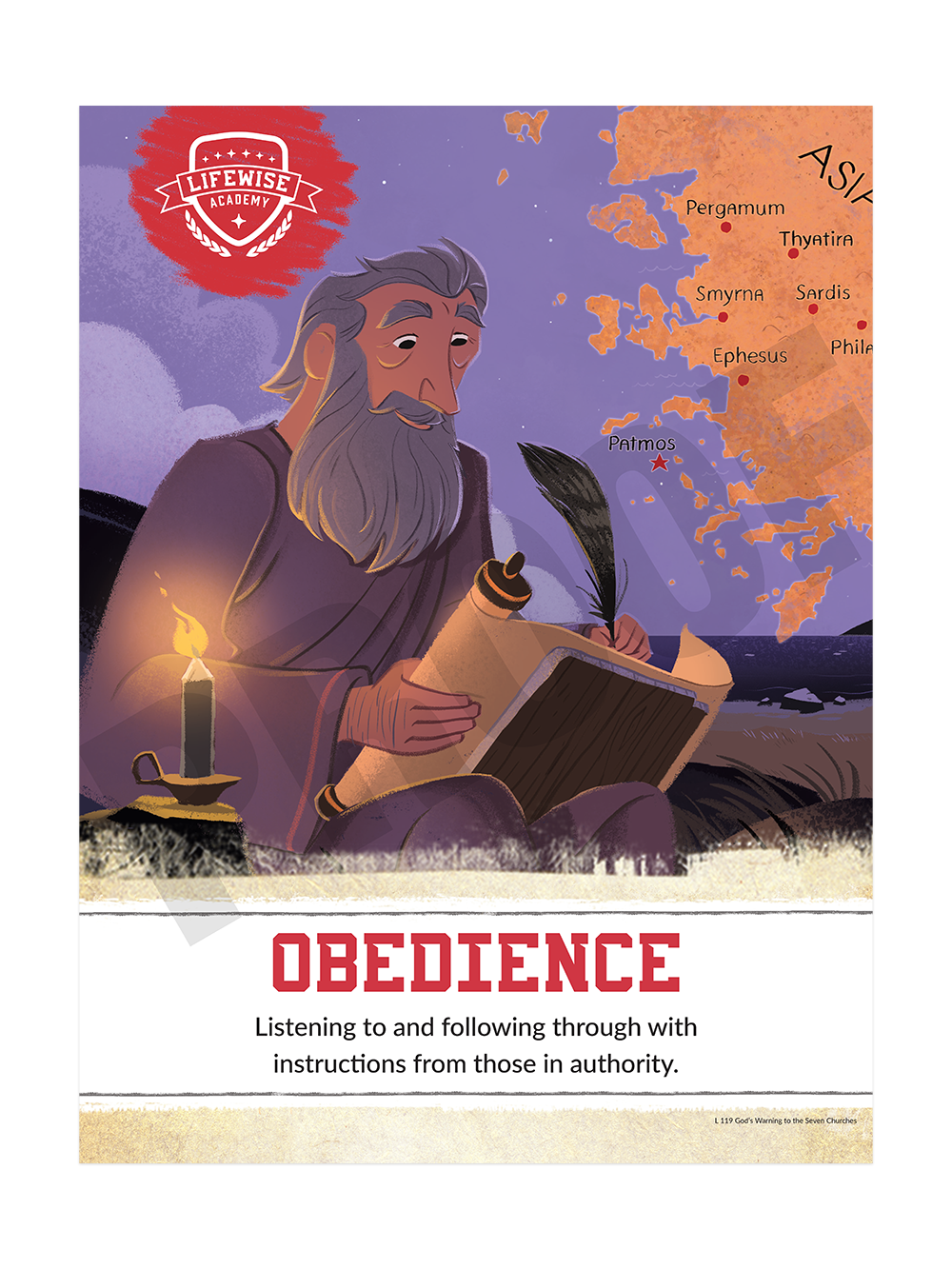 LWL 119 - Character Quality Foamboard Poster