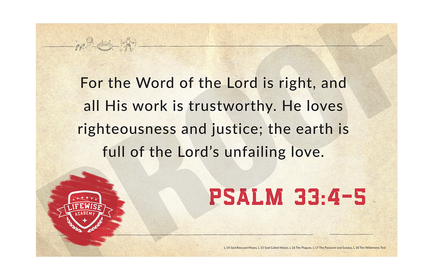 LWL 014-018 - Key Verse Laminated Posters