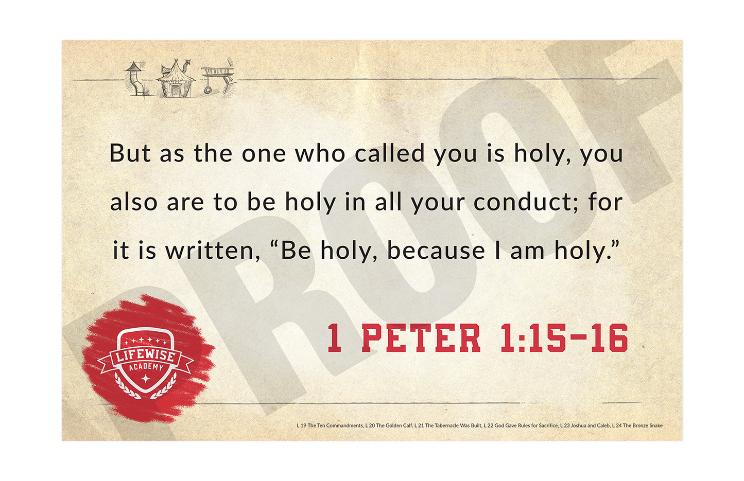 LWL 019-024 - Key Verse Laminated Posters