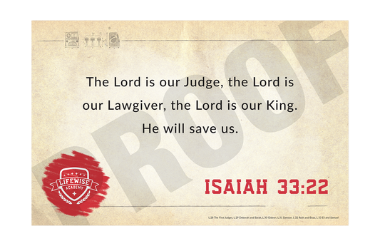 LWL 028-033 - Key Verse Laminated Posters