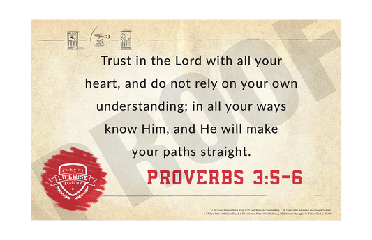 LWL 034-040 - Key Verse Laminated Posters