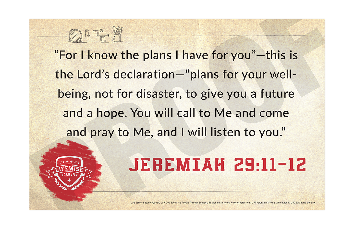 LWL 056-060 - Key Verse Laminated Posters