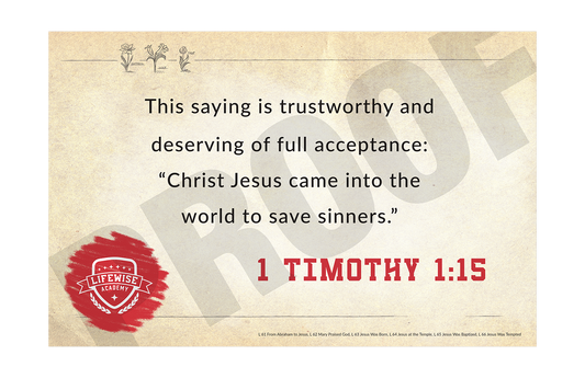 LWL 061-066 - Key Verse Laminated Posters