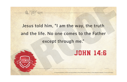 LWL 067-071 - Key Verse Laminated Posters