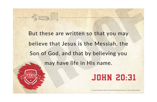 LWL 077-079 - Key Verse Laminated Posters