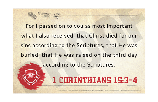 LWL 087-091 - Key Verse Laminated Posters