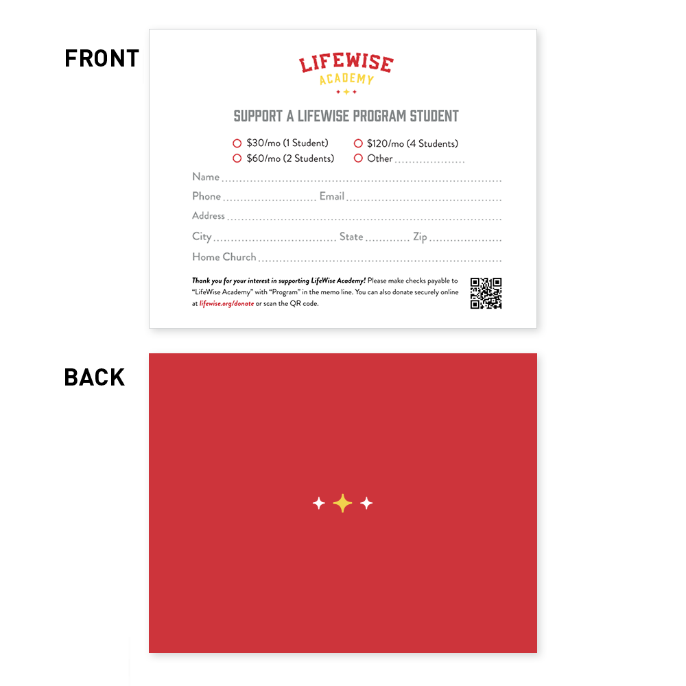 Pledge Card