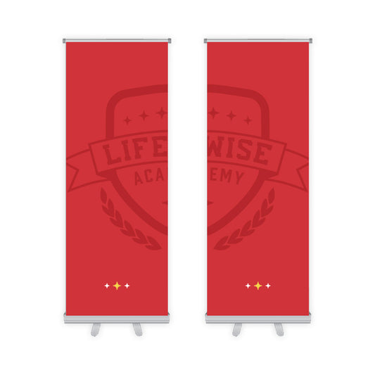 Split Shield Logo Retractable Banners (Set of two)