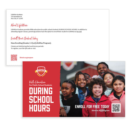 LifeWise Academy 6x11 Postcard
