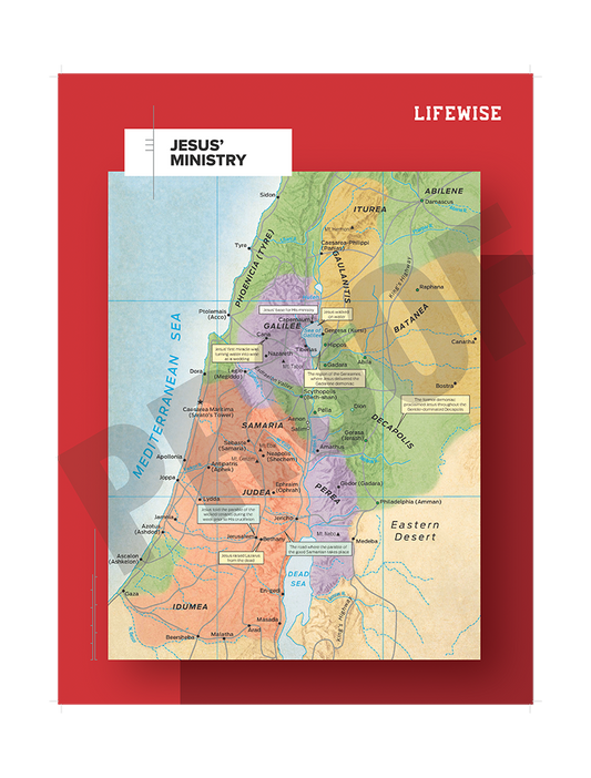 MS Laminated Poster 023 - (Jesus' Ministry)