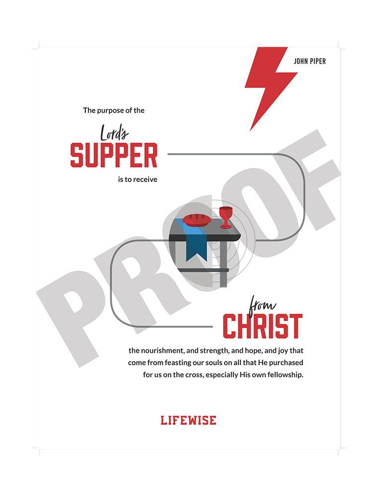 MS Laminated Poster 027 - (The Lord's Supper)
