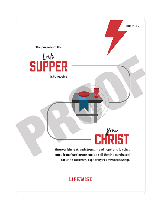 MS Laminated Poster 027 - (The Lord's Supper)