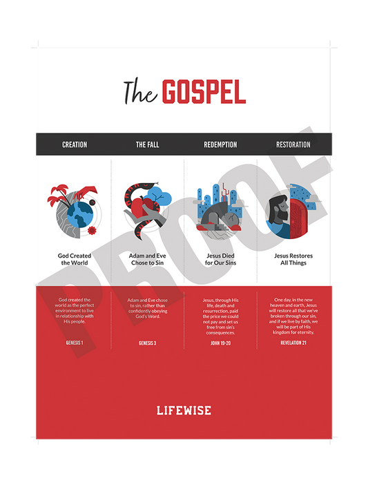 MS Laminated Poster 040 - (The Gospel Narrative)