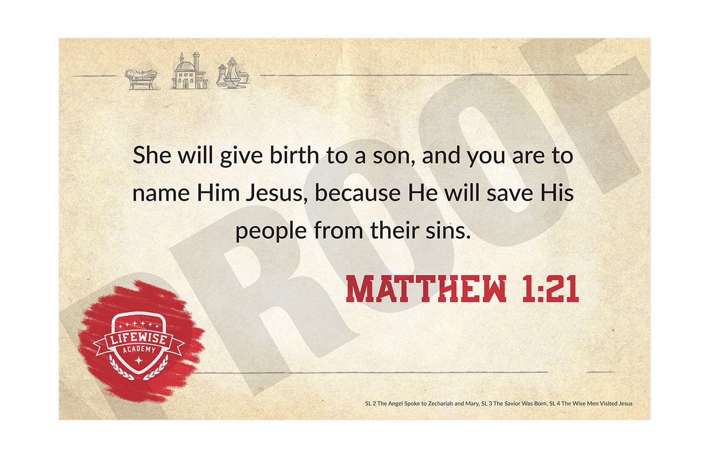 SL 002-004 - Key Verse Laminated Posters