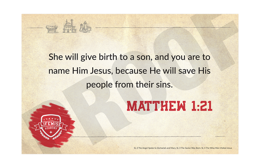 SL 002-004 - Key Verse Laminated Posters