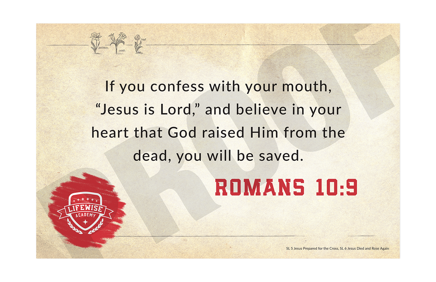 SL 005-006 - Key Verse Laminated Posters
